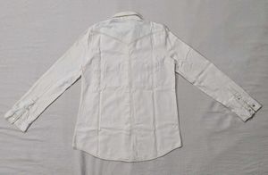 ZARA Classic White Denim Shirt