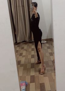 Black Off Shoulder Dress🥵