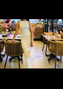 Maxi White Dress Bodycon