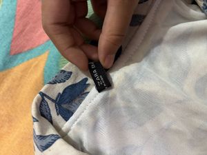 ZARA Basic Floral Printed Shirt