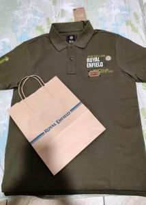 Royal Enfield Men's Olive Polo T-Shirt