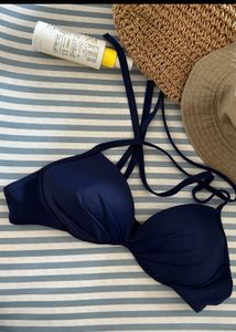 Navy Blue Bikini Set