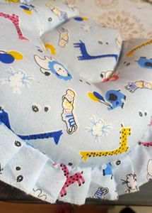 Rai Baby Pillow with Animal Prints.