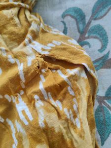 Yellow Printed Frock