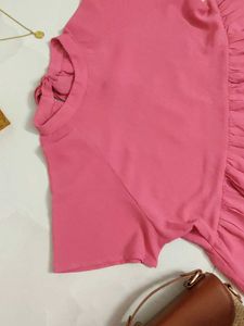Chic Pink Peplum Top💖😚✨