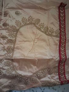 Elegant Beige Embroidered Lehenga Choli