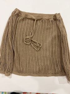 Crochet Beach Mini Skirt