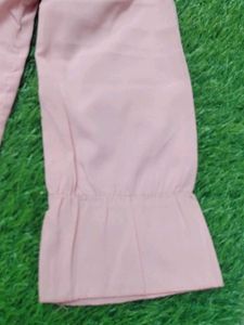 Pleated Ruffle Blouse