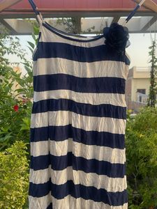 Striped Sleeveless Dress