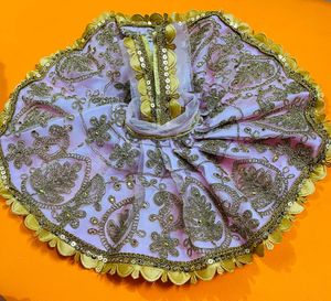 Laddu Gopal Fancy Dress Fabric Net