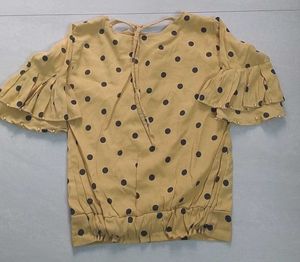 Stylish Polka Dot Top