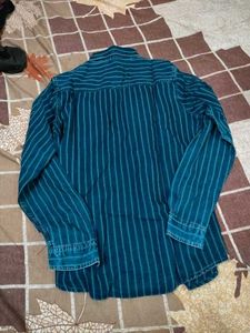 Men's Striped Long Sleeve Casual Shirt