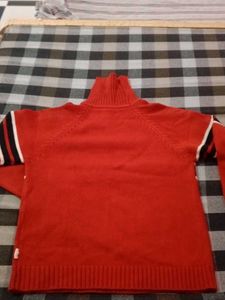 Boys' Red Knit Sweater