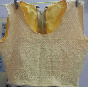 Yellow Ethnic Skirt