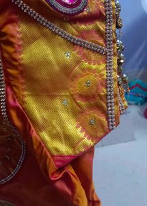 price drop Orange &amp; Pink design blouse