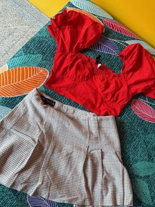 Top and Skirt