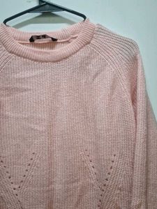 Pink Knit Pullover