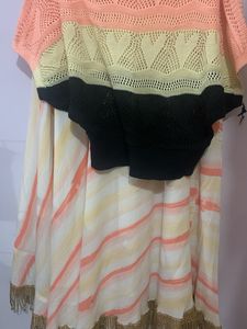 crosiya top and cotton skirt