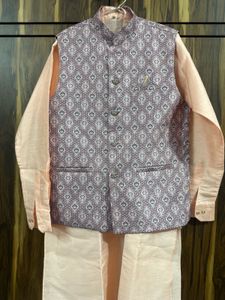 Men's Ethnic Kurta pajama  with Nehru Jacket