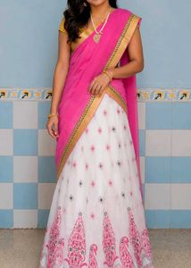 Elegant Pink Saree