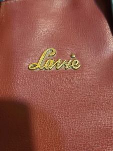 Stylish Red Leather Hobo Bag Lavie