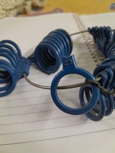 Original Bluestone Finger Ring Sizer Set Collectible