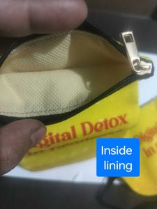 Digital Detox Pouch + Eyemask + Wooden phone