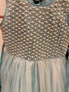 Stunning Pearl Embellished Girls Dress