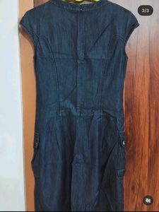 Denim Cargo Dress
