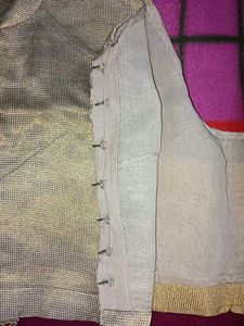 Golden stiched blouse