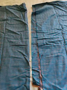 Blue Dress Material Fabric