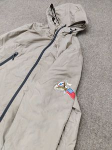 Beige Lightweight Hooded Jacket