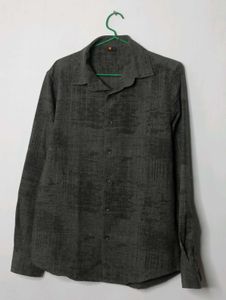 Men's Textured Long Sleeve Shirt