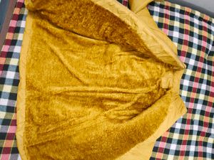 Stylish Yellow Quilted Belted Jacket