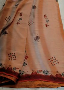 Beautiful Floral Print Saree