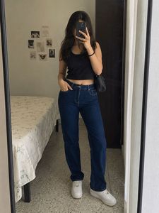 Dark Wash Denim Jeans