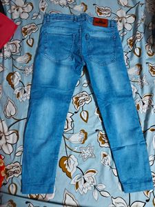 Prada Distressed Blue Denim Jeans