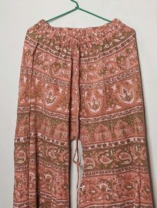 floral printed palazzo | peach | women