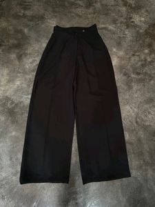 Baggy Korean Pants Unisex Black Trousers