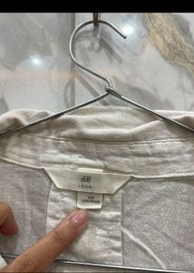 Oversized Linen Blend Shirt
