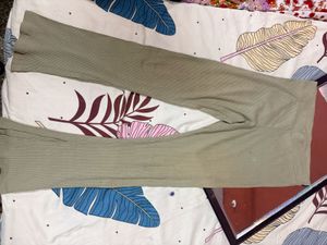 Ribbed Flare Pants