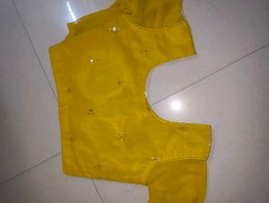 Mustard Yellow Embroidered Lehenga Choli Set