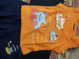 Baby Boy New Tshirt And Half Paint