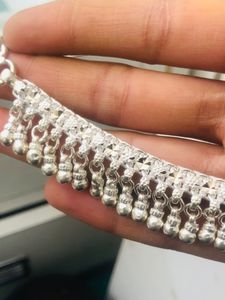 Pure Silver Payal (wt:-122.000g)