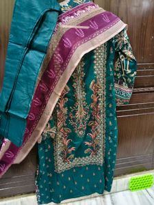 Elegant Teal Embroidered Kurta