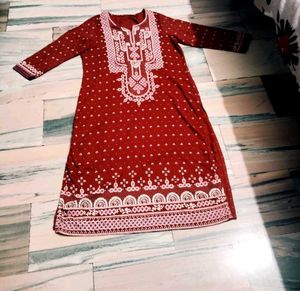 Elegant Jaipuri Kurta With Pant For Girls And Wome