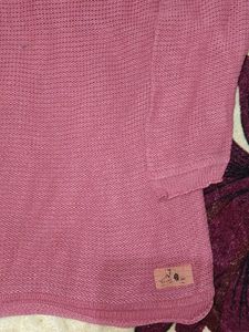 Cute Pink Knit Sweater