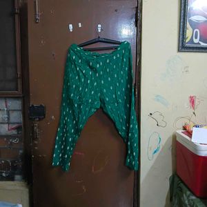 Green Printed Kurta with pant