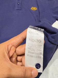 Kenzo Paris Tiger 🐯 Embroidered Polo Shirt