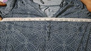 Patterned Henley Top (Reduce Price)